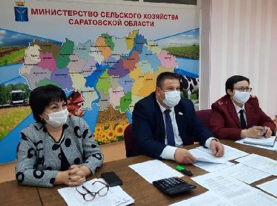Участие в заседание штаба по вопросу обеспечения бесперебойного функционирования предприятий агропромышленного комплекса в условиях распространения коронавирусной инфекции