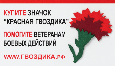 В России проходит Акция "Красная гвоздика"