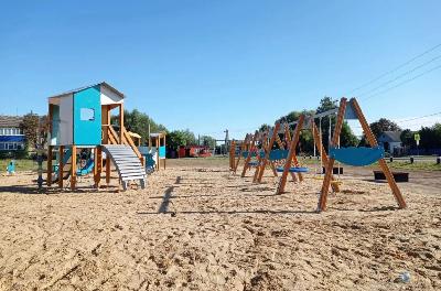Многофункциональный детский игровой комплекс появился в Турках благодаря госпрограмме КРСТ 