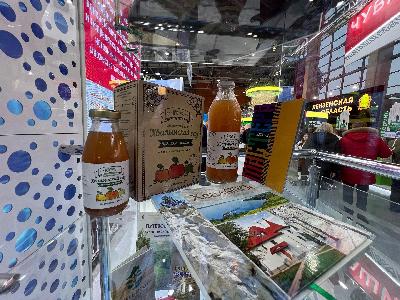 Посетители Международной выставки-форума «Россия» смогут по достоинству оценить натуральные Хвалынские соки и мед из Новых Бурас 