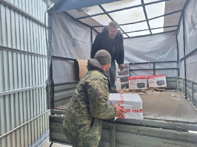 Симоновская птицефабрика отправила очередную партию гуманитарной помощи в зону СВО