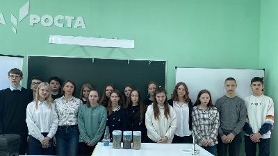 В «Точках роста» Екатериновского района агроклассникам рассказали о ландшафтном дизайне